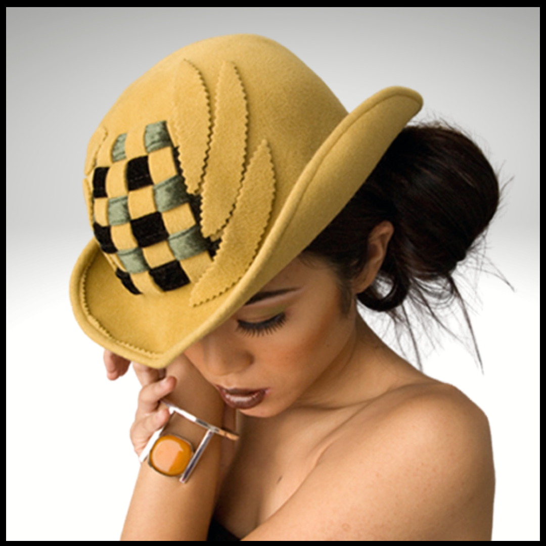 Geometrix Bespoke Bowler | Velour Fur Felt