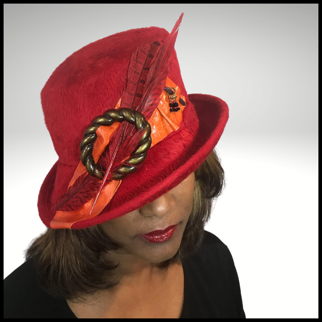 Red Velvet | Beaver Velour Felt